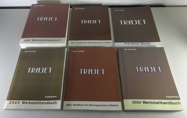 Werkstatthandbuch Konvolut Hyundai Trajet Typ FO Baujahr 1999 - 2004