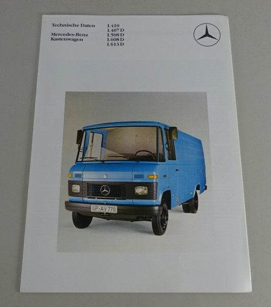 Prospekt / Broschüre Mercedes-Benz Düsseldorfer Transporter T2 Stand 07/1983