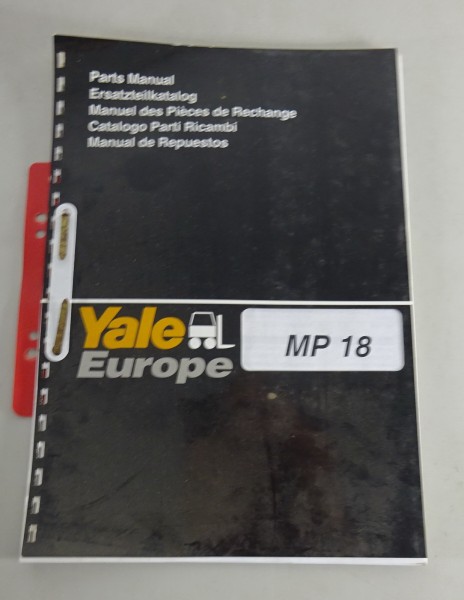 Ersatzteilkatalog / Parts Catalog Yale Gabelstapler MP 18 von 04/1998