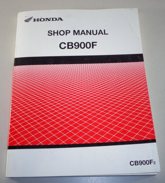 Workshop Manual Honda CB 900 F from 2001