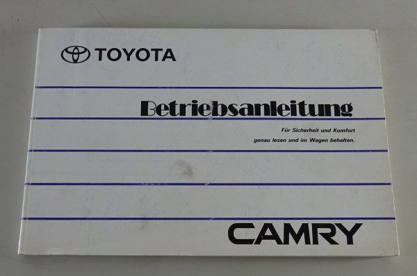 Betriebsanleitung / Handbuch Toyota Camry SXV10 / VCV10 Stand 1993