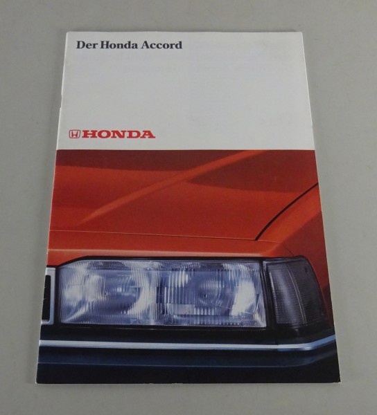 Prospekt / Broschüre Honda Accord 2. Generation Stand ca. 1981