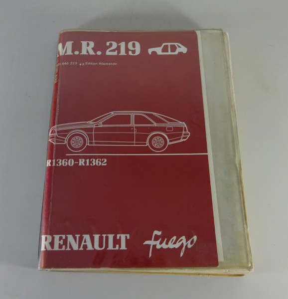 Werkstatthandbuch Renault Fuego R 1360 / 1362 Karosserie Stand 01/1980