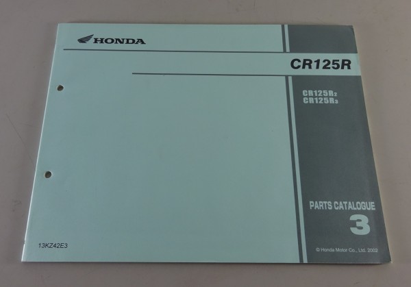 Teilekatalog / Parts Catalogue Honda CR 125 R (3) Stand 07/2001