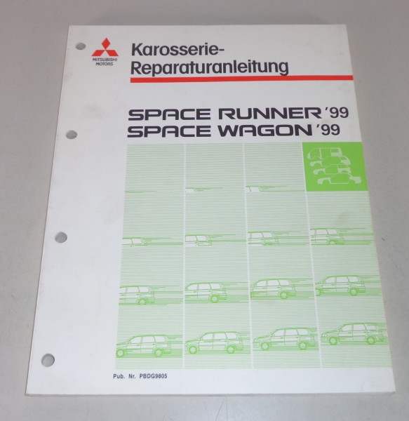 Werkstatthandbuch Mitsubishi Space Runner / Space Wagon Karosserie Mj. 1999