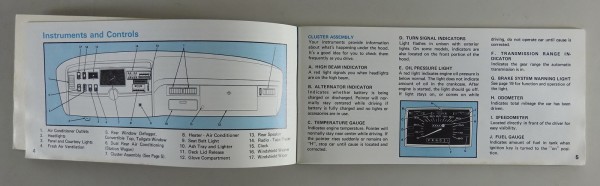 Owner´s Manual / Handbook Plymouth Fury Stand 1970