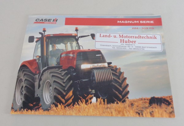 Prospekt / Broschüre Case IH Traktor Magnum Serie 225 - 310 Ausgabe 05/2007