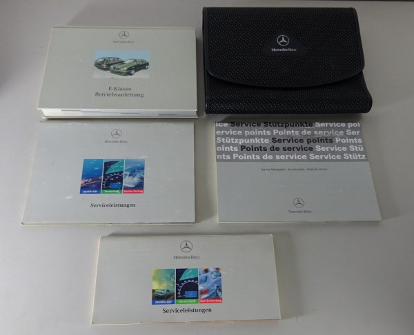 Bordmappe + Betriebsanleitung Mercedes Benz E-Klasse W210 E 200 280.. von 2000