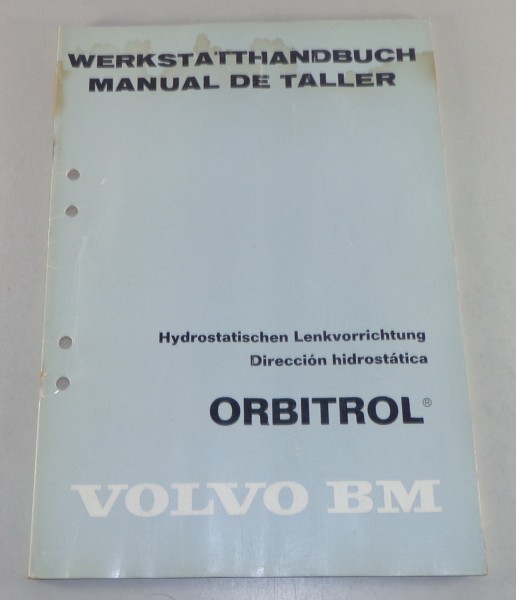 Werkstatthandbuch Volvo BM Hydrostatische Lenkvorrichtung Orbitrol
