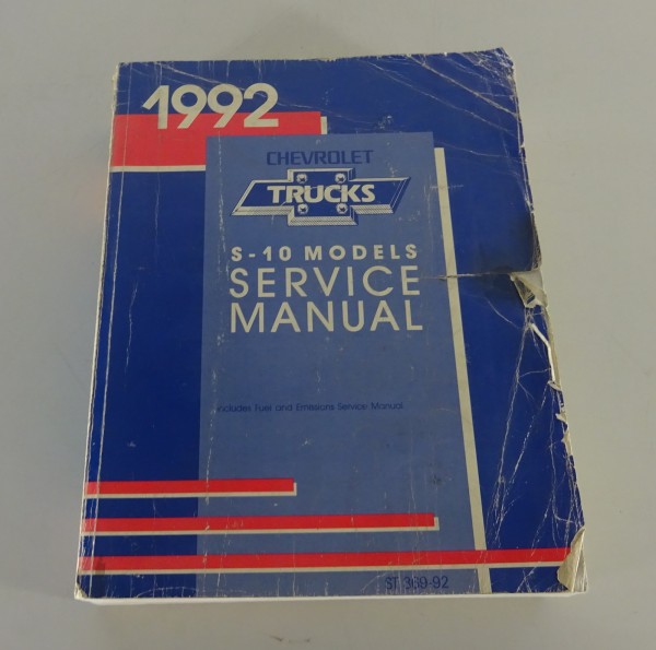 Workshop Manual Chevrolet S/T Pick-Up + S-10 Blazer from 1992