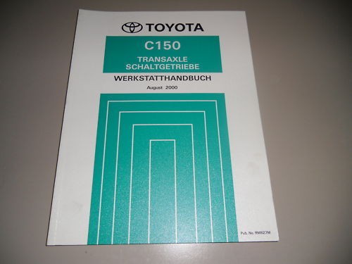 Werkstatthandbuch Getriebe C150 Toyota Corolla 08/2000