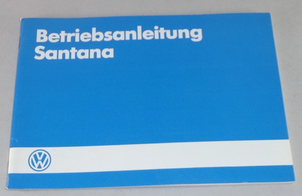 Betriebsanleitung VW Santana Stand 02/1984