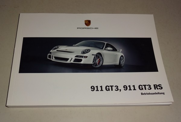 Betriebsanleitung / Handbuch Porsche 911 GT3 / GT3 RS Typ 997 Modelljahr 2007