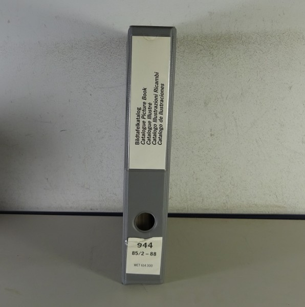 Bildkatalog / Teilekatalog für Porsche 944 & 944 Turbo Baujahr 1985-88