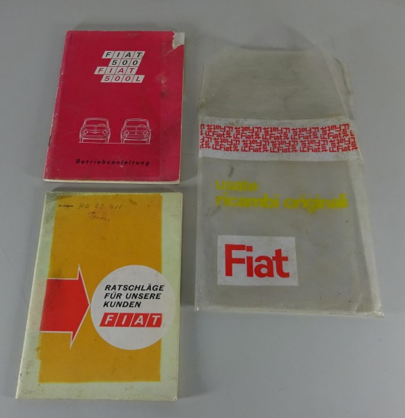 Bordmappe + Betriebsanleitung / Handbuch Fiat 500 / 500 L Stand 05/1970