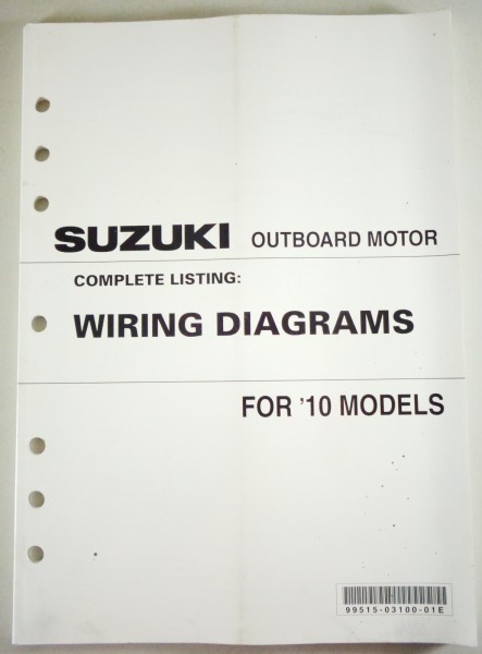 Wiring Diagrams Suzuki Outboard Motor For 2010 Models