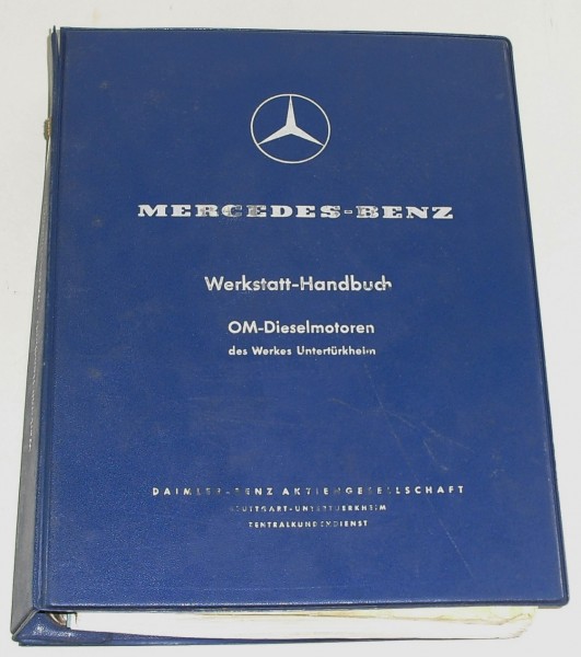 Werkstatthandbuch Mercedes Benz Diesel Motor OM 636 + OM 621 Ponton Unimog etc.