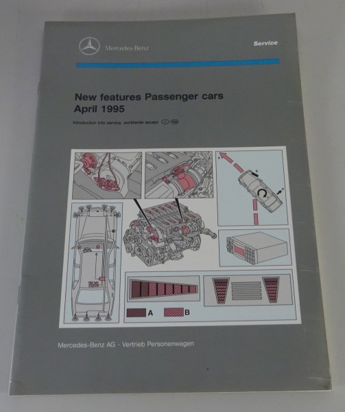 Workshop Manual Introduction Innovations Mercedes Benz W202 W140 R129 SL, 1995