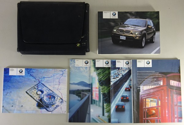 Wallet + Owner's Manual BMW X5 3.0i, X5 4.4i, X5 4.8is, X5 3.0d E53 from 03/2005
