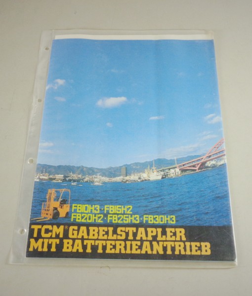 Prospekt TCM Gabelstapler m. Batterieantrieb FB10H3 / FB15H2 / FB20H2 / FB25H3..