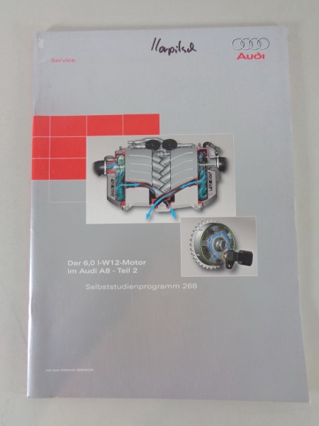 Selbststudienprogramm SSP 268 Audi A8 6,0 Liter W12 Motor - Teil 2