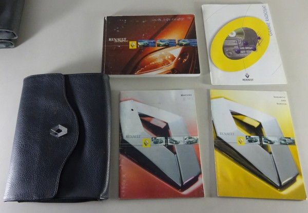 Bordmappe + Betriebsanleitung Renault Scenic Phase II Stand 07/2002