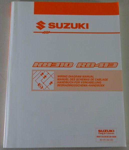 Werkstatthandbuch / Elektrische Schaltpläne Suzuki Wagon RB 310 / RB 413 09/2002