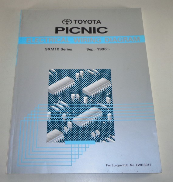 Werkstatthandbuch Elektrik Electrical Toyota Picnic Serie SXM10 von 9/1996