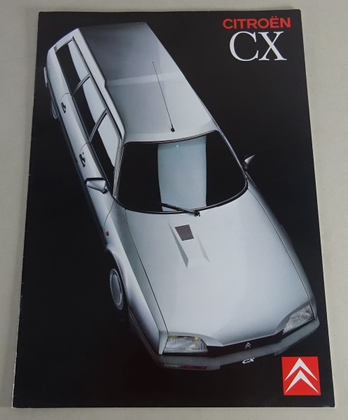 Prospekt / Broschüre Citroen CX Stand 01/1990