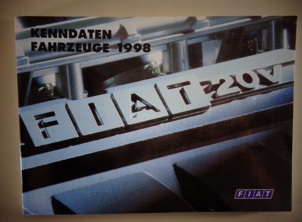 Technische Information Datenbuch Fiat Seicento / Bravo / Brava / etc Stand 1998