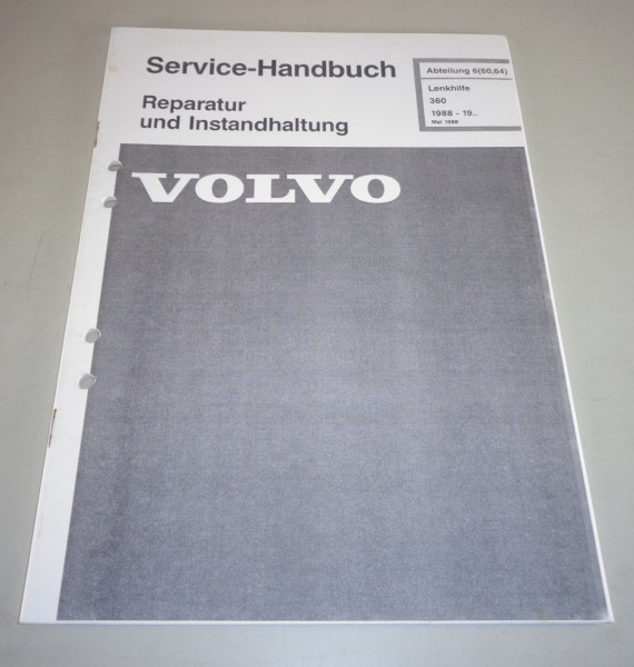 Werkstatthandbuch / Reparatur Volvo 360 Lenkhilfe / Servo-Lenkung - ab 1988