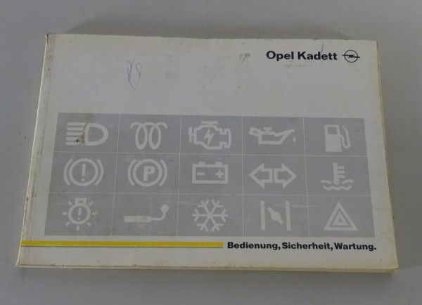 Betriebsanleitung / Handbuch / Bedienungsanleitung Opel Kadett E Stand 10/1990