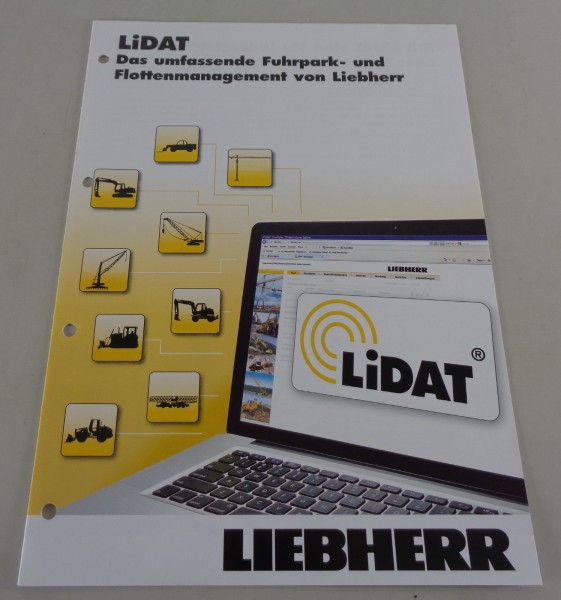Prospekt Liebherr LIDAT das umfassende Flottenmanagement von Liebherr von 2010