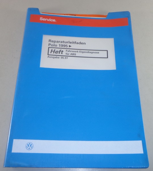 Werkstatthandbuch VW Polo 6N Eigendiagnose Fahrwerk für ABS 05/1997