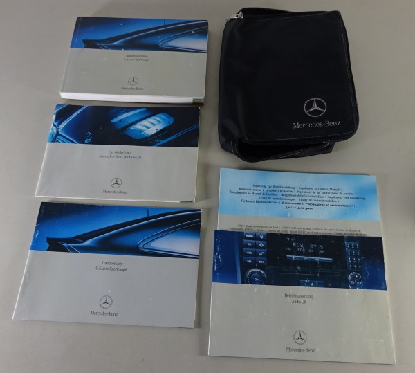 Bordmappe + Betriebsanleitung Mercedes-Benz Sportcoupé Typ CL203 Stand 09/2004