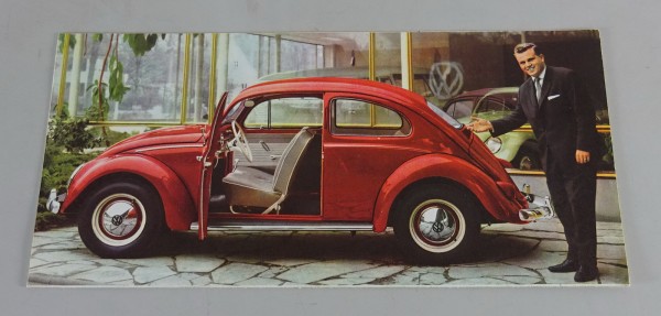 Prospekt / Faltblatt VW Käfer v. 1985 (mit Karmann-Ghia)