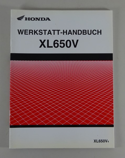 Werkstatthandbuch Honda XL 650 V Typ E / Typ F, ED, II ED Stand 09/2003