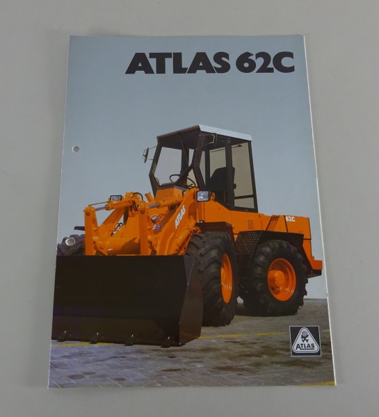 Prospekt / Broschüre Atlas Radlader 62 C Stand 03/1991