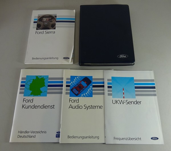 Bordmappe + Betriebsanleitung / Handbuch Ford Sierra Stand 01/1991