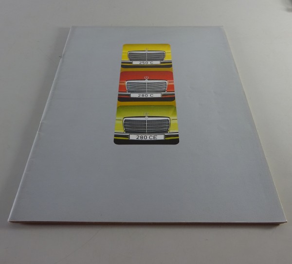 Faltprospekt / Prospekt Mercedes-Benz /8 W114 Coupé Stand 06/1973
