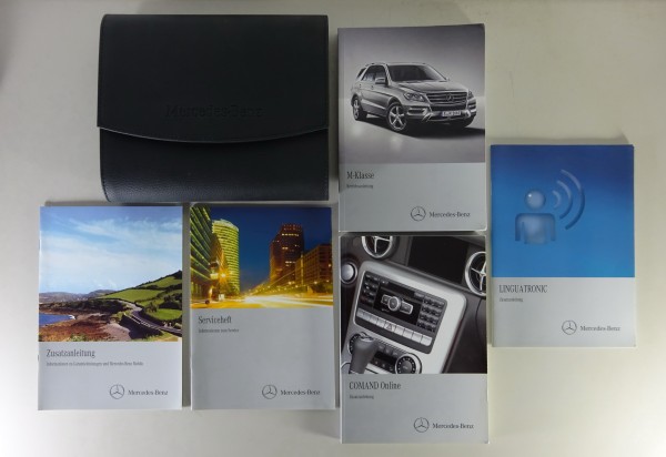 Bordmappe + Betriebsanleitung Mercedes Benz M-Klasse ML W166 + AMG Stand 01/2012