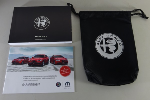 Bordmappe mit Betriebsanleitung Alfa Romeo Stelvio Typ 949 Stand 09/2019