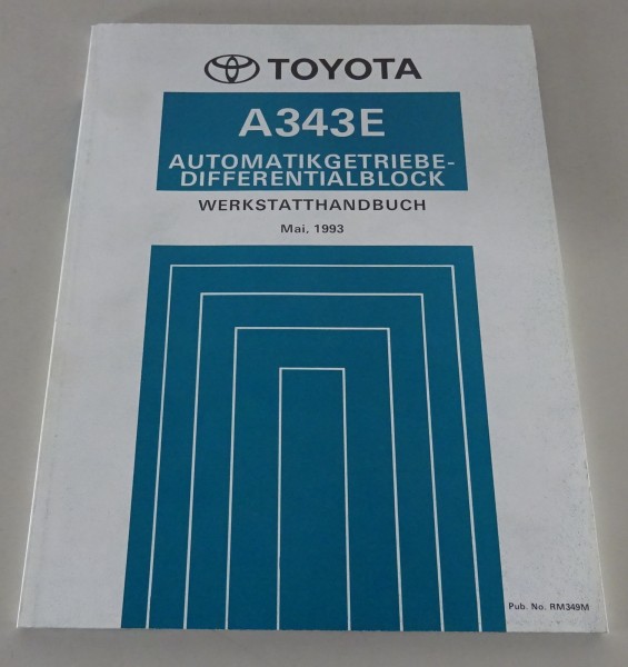 Werkstatthandbuch Toyota Automatikgetriebe-Differentialblock A343E Stand 05/1993