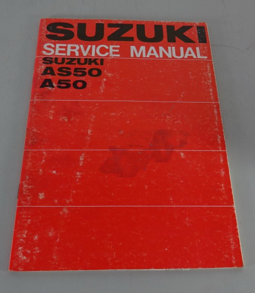 Workshop Manual / Repair Manual Suzuki A50 + AS50 Stand 07/1968