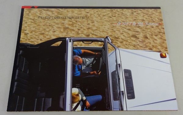 Prospekt / Poster Mercedes-Benz G-Klasse Cabrio W463 G 320 / G 300 Turbodiesel