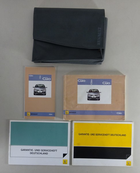 Bordmappe + Betriebsanleitung Renault Clio II Stand 01/2007