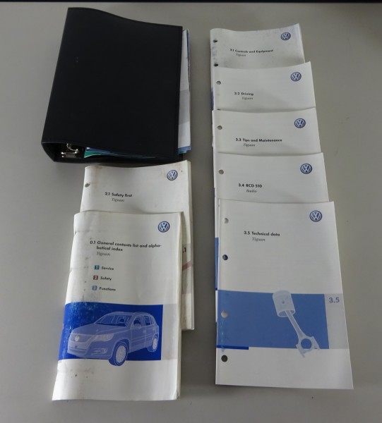 Owner's Manual / Handbook + Wallet VW Touran I Typ 1T printed 05/2008