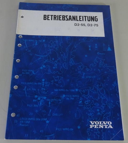 Betriebsanleitung Volvo Penta Bootsmotoren D2-55 / D2-75 Stand 01/2006
