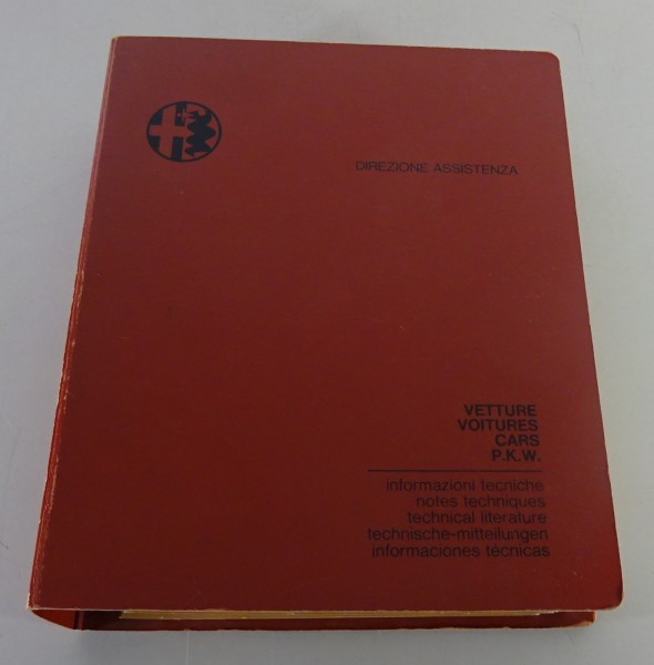 Service Informationen Alfa Romeo 105 Giulia 2600 Spider GTV Montreal 1964-1974