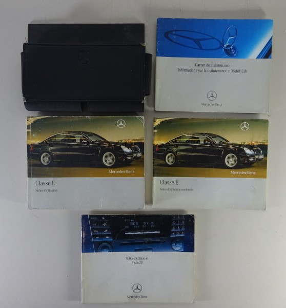 Portefeuille bord + Notice d'utilisation Mercedes-Benz Classe E W211 / S211 2007